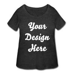Women’s Curvy T-Shirt - deep heather