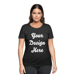 Women’s Curvy T-Shirt - deep heather