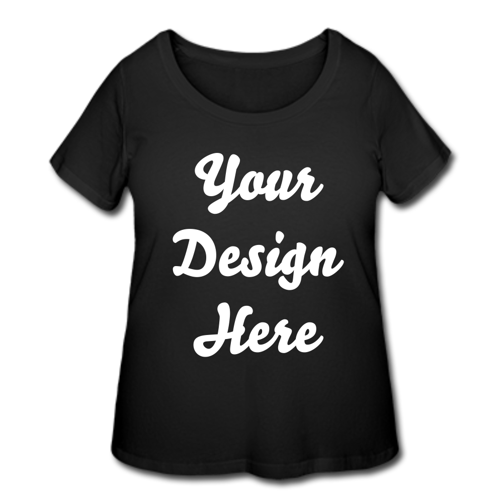 Women’s Curvy T-Shirt - black