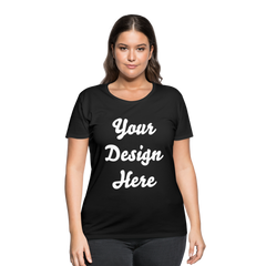 Women’s Curvy T-Shirt - black