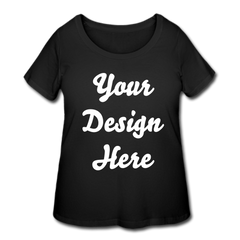 Women’s Curvy T-Shirt - black