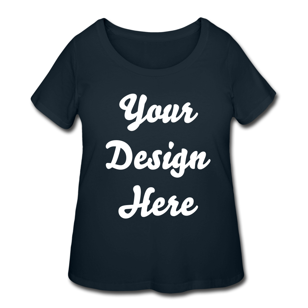 Women’s Curvy T-Shirt - navy