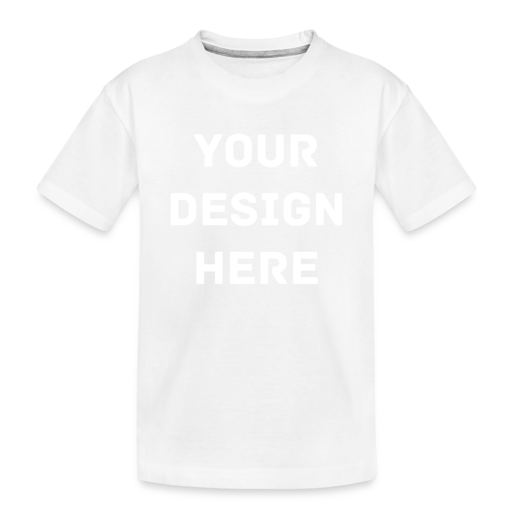 Toddler Premium Organic T-Shirt - white