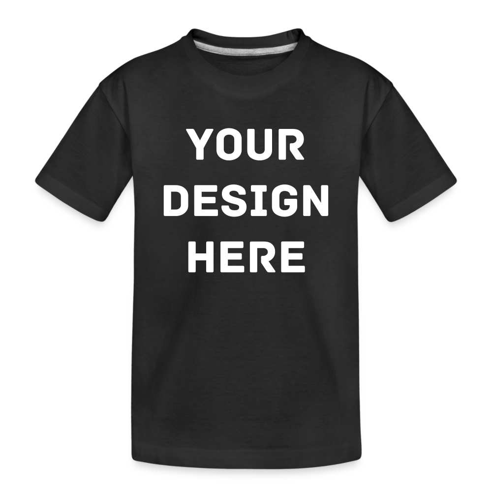 Toddler Premium Organic T-Shirt - black