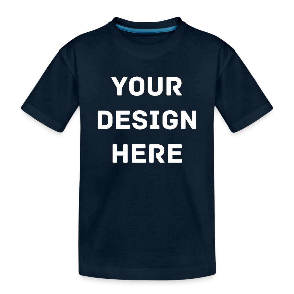 Toddler Premium Organic T-Shirt - deep navy