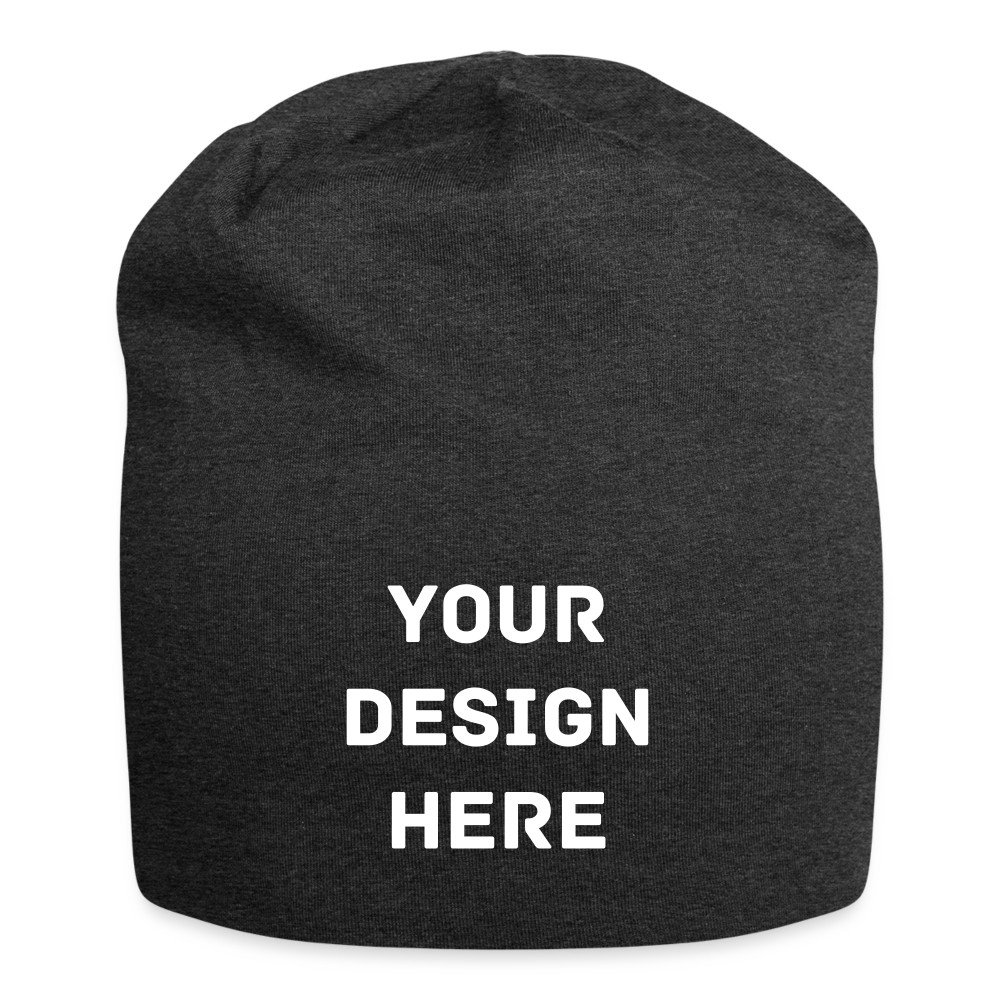Jersey Beanie - charcoal grey